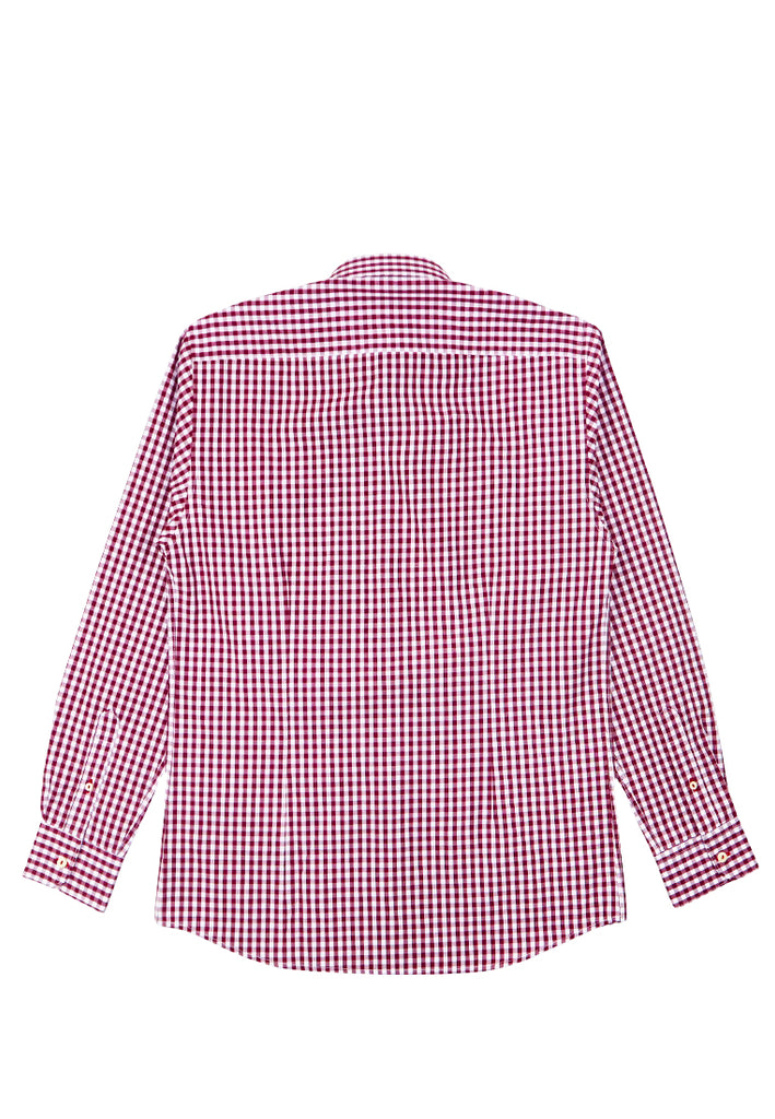 PRIVATE STITCH Signature Moustache Gingham Shirt