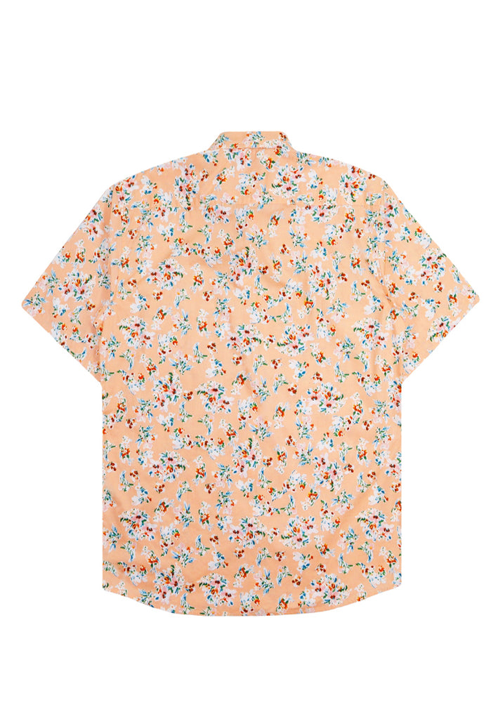 PRIVATE STITCH Coral Garden Floral Shirt