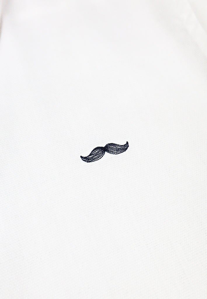 PRIVATE STITCH Signature Moustache Short Sleeve Shirt