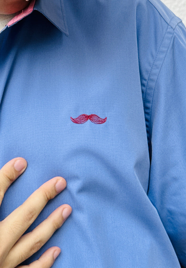 PRIVATE STITCH Signature Moustache Short Sleeve Shirt