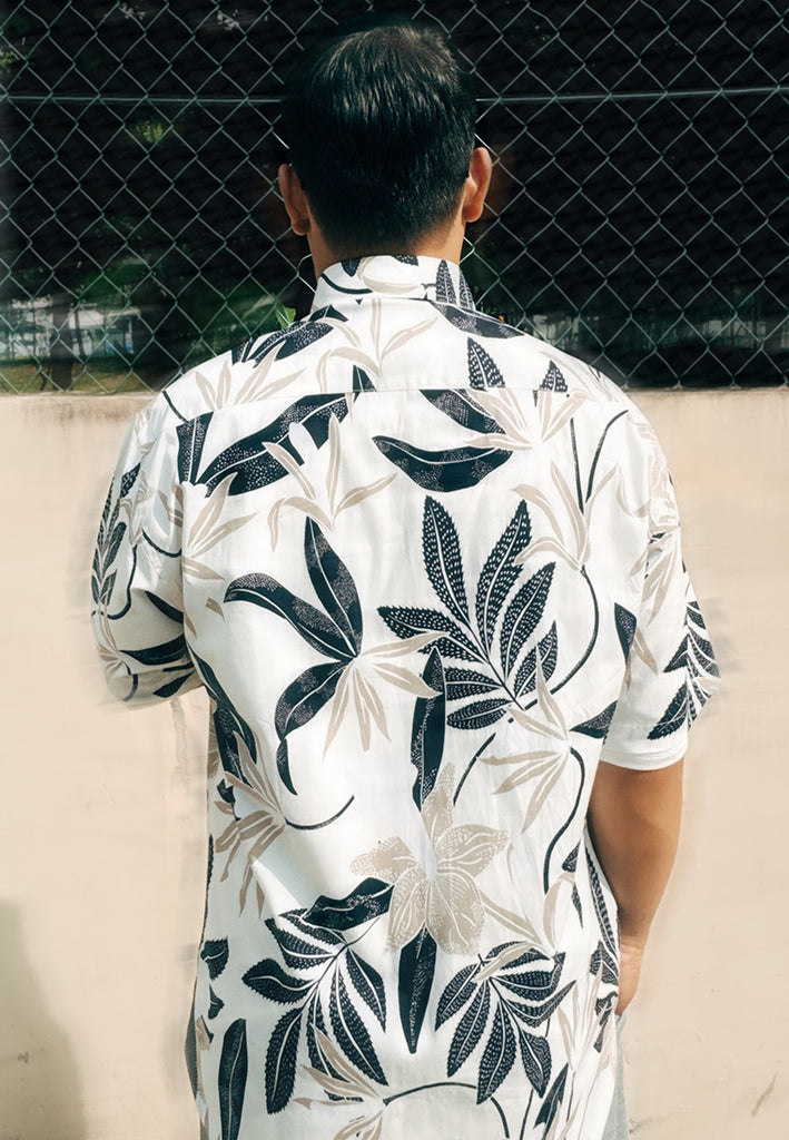 PRIVATE STITCH Tropical Floral Shirt