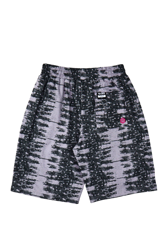 PSG By PRIVATE STITCH Dark Grey Wave Short