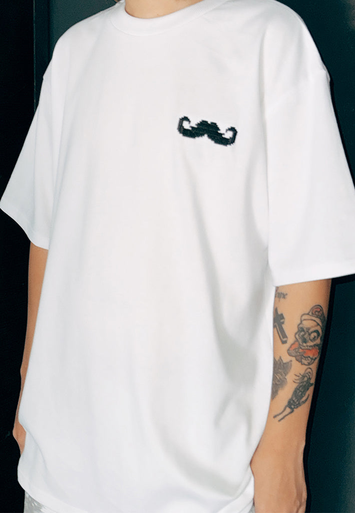 PSG By PRIVATE STITCH PixelStache White Tee